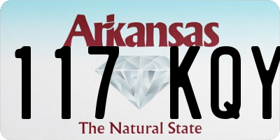 AR license plate 117KQY