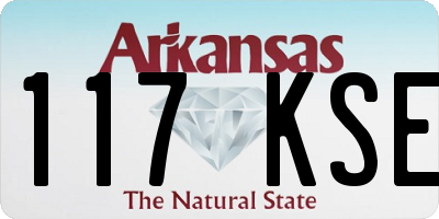 AR license plate 117KSE