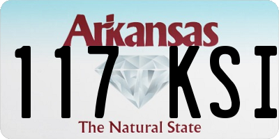 AR license plate 117KSI