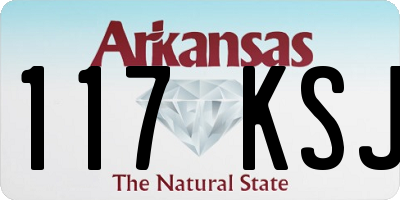 AR license plate 117KSJ