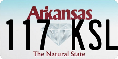 AR license plate 117KSL