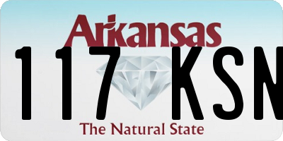 AR license plate 117KSN