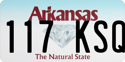 AR license plate 117KSQ