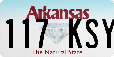 AR license plate 117KSY