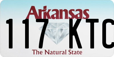 AR license plate 117KTC
