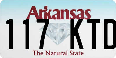 AR license plate 117KTD
