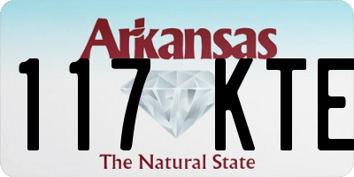 AR license plate 117KTE