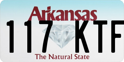 AR license plate 117KTF