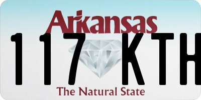 AR license plate 117KTH