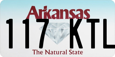 AR license plate 117KTL