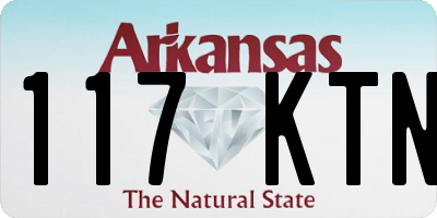 AR license plate 117KTN