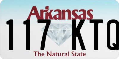 AR license plate 117KTQ