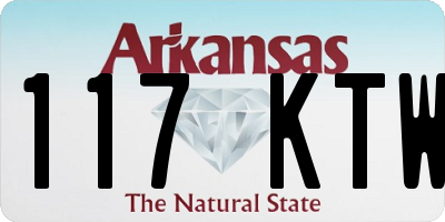 AR license plate 117KTW