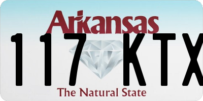 AR license plate 117KTX