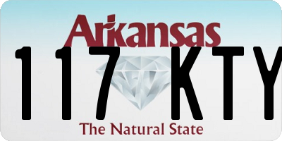 AR license plate 117KTY