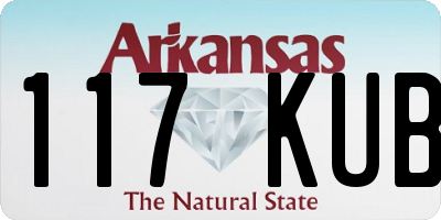 AR license plate 117KUB