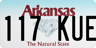 AR license plate 117KUE