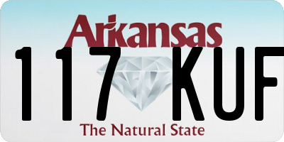 AR license plate 117KUF