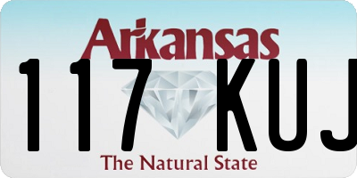 AR license plate 117KUJ