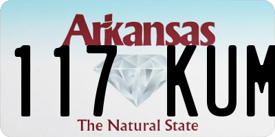 AR license plate 117KUM