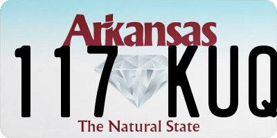 AR license plate 117KUQ