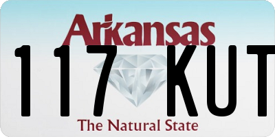 AR license plate 117KUT