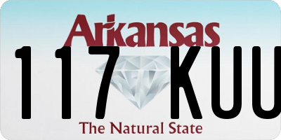 AR license plate 117KUU