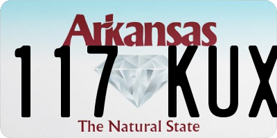 AR license plate 117KUX