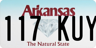 AR license plate 117KUY