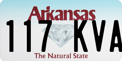 AR license plate 117KVA