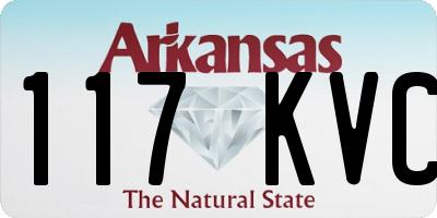 AR license plate 117KVC