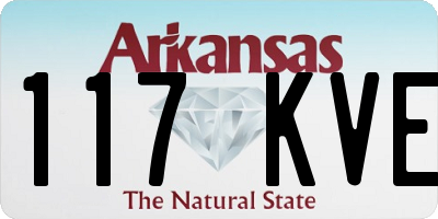 AR license plate 117KVE