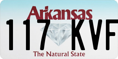 AR license plate 117KVF