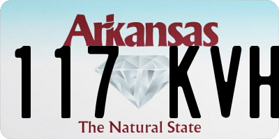 AR license plate 117KVH