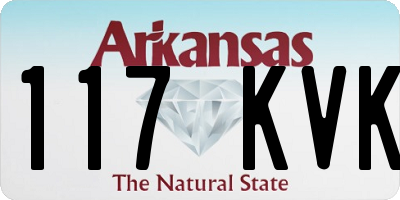 AR license plate 117KVK