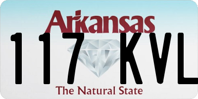 AR license plate 117KVL