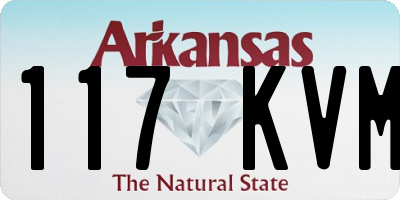 AR license plate 117KVM