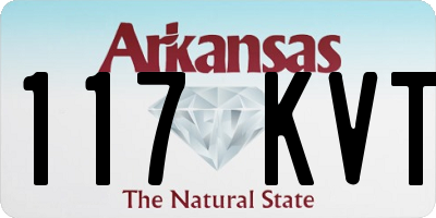 AR license plate 117KVT