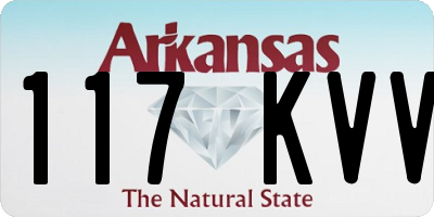 AR license plate 117KVV