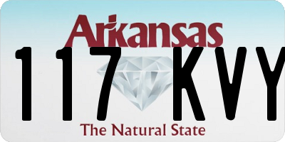 AR license plate 117KVY