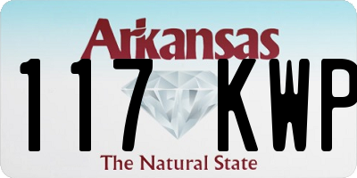 AR license plate 117KWP