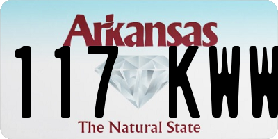 AR license plate 117KWW