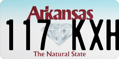 AR license plate 117KXH