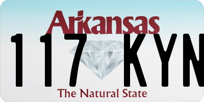 AR license plate 117KYN