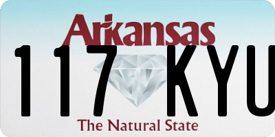 AR license plate 117KYU