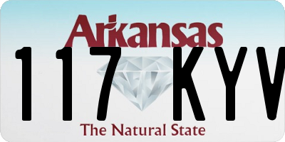 AR license plate 117KYV