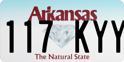 AR license plate 117KYY