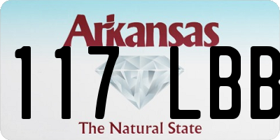 AR license plate 117LBB