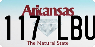 AR license plate 117LBU