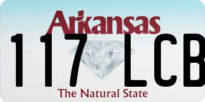 AR license plate 117LCB